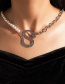Fashion 16# Alloy Diamond Moon Butterfly Flower Elephant Snake Shape Geometric Necklace