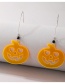Fashion 7# Halloween Pumpkin Ghost Ghost Face Earrings