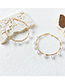 Fashion Gold Alloy Pearl Earrings