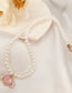 Fashion Necklace Alloy Drop Oil Love Pearl Necklace