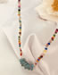 Fashion Turquoise Necklace Turquoise Rice Beads Crushed Stone Beaded Necklace