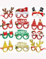 Fashion Hoho Christmas Wreath Christmas Hat Letters Snowman Geometric Glasses