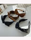 Fashion Wide-sided Black Fabric Bow Knotted Headband