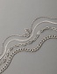 Fashion Silver Color Alloy Butterfly Snake Bone Chain Chain Multilayer Bracelet
