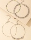 Fashion Silver Color Alloy Rice Bead Pig Nose Chain Multi-layer Anklet