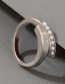 Fashion 1# Irregularly Inlaid Pearl Geometric Ring