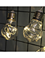 Fashion Warm White-copper Wire Lamp 5*9cm Bulb 5m 10 Bulb Threaded Bulb (old Style) G50 Bulb Solar Copper Wire String Light (with Electronics)