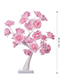 Fashion White Flower Warm Light Rose Tree Modeling Lamp (with Electronics)