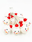 Fashion The New Powdered Snowman Battery 4.5 Meters 30 Lights Santa Claus Battery Box Light String (with Battery)