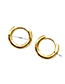 Fashion Large Gold-plated Copper Earrings