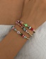 Fashion Color Christmas Colorful Beaded Clay Bracelet