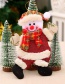 Fashion Big Bear Fabric Santa Claus Snowman Elk Bear Muppet Pendant