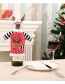 Fashion W1 Sweater Deer Wine Set Christmas Elk Print Wine Bottle Cooler