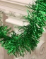 Fashion Green Christmas Color Stripe Garland