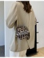 Fashion Brown Pu Leopard Print Chain Crossbody Bag