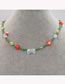 Fashion 3# Christmas Crystal Beads Beaded Necklace