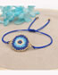 Fashion 4# Rice Beads Woven Eye Bracelet