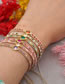 Fashion 3# Rice Bead Woven Small Bracelet With Diamonds