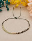 Fashion Black Geometric Rice Beads Beaded Drawstring Bracelet