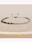 Fashion Grey Geometric Rice Beads Beaded Drawstring Bracelet