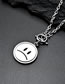 Fashion Pendant + Main Picture With Chain Titanium Steel Smiley Face Ot Buckle Necklace