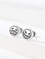 Fashion A Smiley Face Titanium Steel Smiley Face Crying Face Expression Earrings
