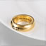 Fashion Gold Color Stainless Steel Gold-plated Geometric Ring