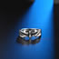 Fashion Silver Color Titanium Bat Ring