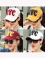 Fashion Grey Contrast Letter Embroidery Baseball Cap