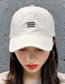 Fashion Khaki Solid Color Three-bar Soft Top Baseball Cap