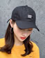Fashion Khaki Solid Color Three-bar Soft Top Baseball Cap