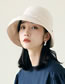 Fashion Black Cotton Lettermark Rolled Fisherman Hat