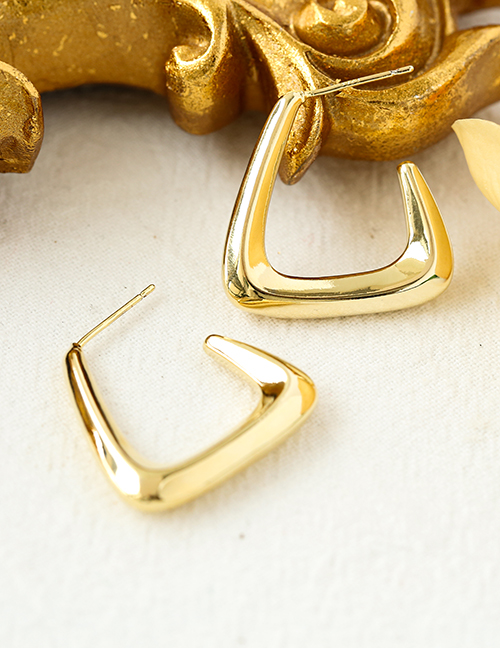 Fashion Geometry Copper Geometric Earrings
