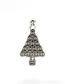 Fashion Pack Of 10 Alloy Christmas Tree Pendant Diy Accessories 10pcs
