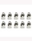 Fashion Pack Of 10 Alloy Christmas Gift Box Pendant Diy Accessories 10pcs