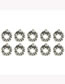 Fashion Pack Of 10 Alloy Christmas Wreath Diy Accessories 10pcs