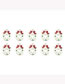 Fashion 1 Pack Alloy Christmas Wreath Diy Accessories