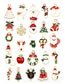 Fashion 26 Christmas Drip Accessories Alloy Christmas Pendant Diy Accessories 26 Pcs