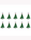 Fashion 1 Pack Alloy Christmas Tree Pendant Diy Accessories