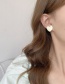 Fashion Pair Of Yellow Ear Studs Resin Love Geometric Stud Earrings