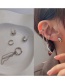 Fashion Silver Metal Geometric Earring Set