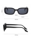 Fashion Black Resin Square Sunglasses