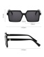 Fashion Jelly Green Large Square Frame Sunglasses