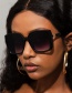 Fashion Transparent Large Square Sunglasses
