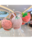 Fashion Korean Pink Scarf Children's Plush Bunny Panda Fruit Scarf