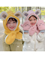 Fashion Pink Hat Plush Cat Ears Knotted Hat