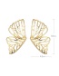 Fashion Gold Alloy Hollow Butterfly Earrings
