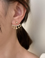 Fashion Gold Alloy Inlaid Zirconium Tassel Earrings