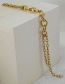 Fashion Gold Stainless Steel O-chain Bracelet