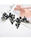 Fashion Leopard Leopard Print Bow Stud Earrings